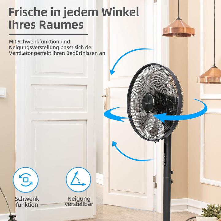 Produktbild Be Cool Energieeffizienter 45cm Standventilator (55 dB)