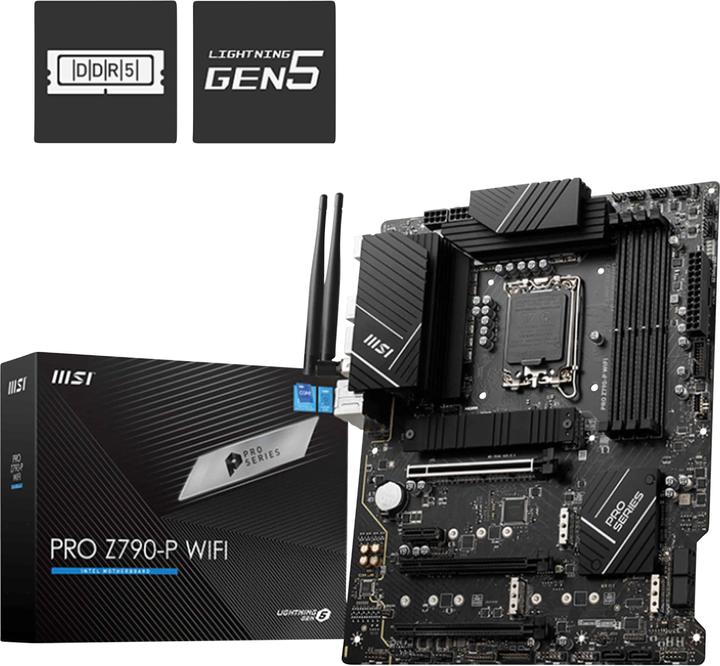 Image du produit MSI Pro Z790-P WIFI (LGA 1700, Intel Z790, ATX)