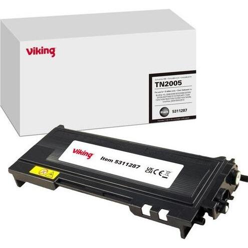 Viking, Toner, Tonerkartusche Kompatibel Brother TN-2005 Schwarz (BK)