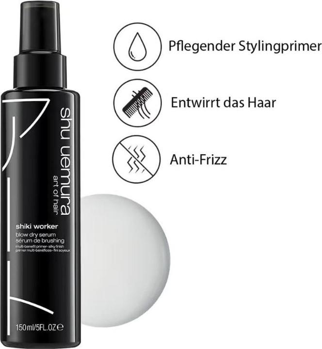 Actual product image Shu Uemura Shiki Worker Blow Dry Serum (150 ml)
