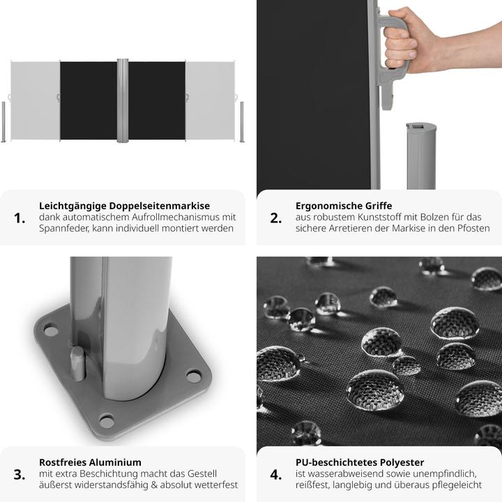 Image du produit tectake Paravent (6 m)