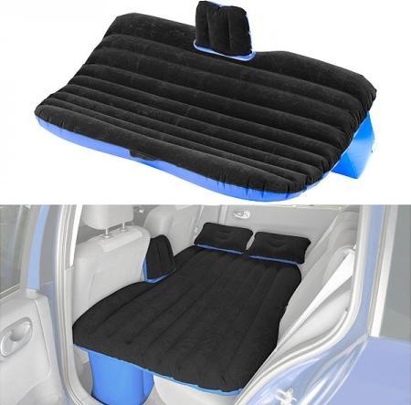 Produktbild Lescars Aufblasbares Bett für den Auto-Rücksitz mit 12-Volt-Luftpumpe
