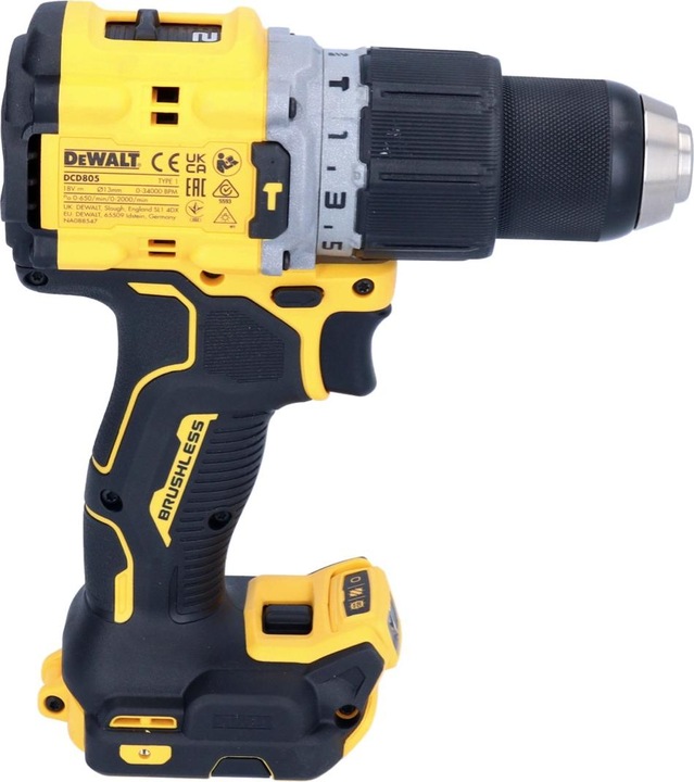 Productafbeelding DeWalt DCD 805 N Accu klopboormachine 18 V 90 Nm Brushless Solo - zonder accu, zonder oplader (Oplaadbare batterij)