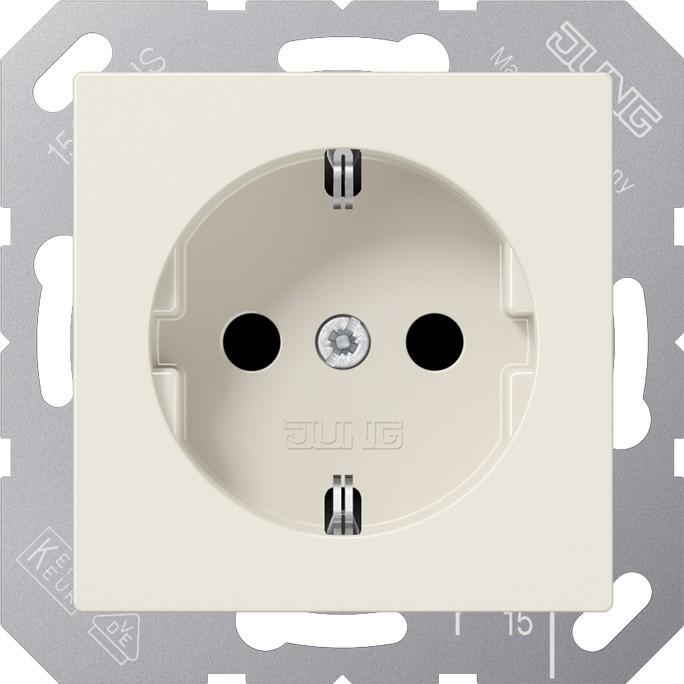 JUNG, Steckdose, Steckdose 1f ws glz AS UP IP20 ZP ABA1520