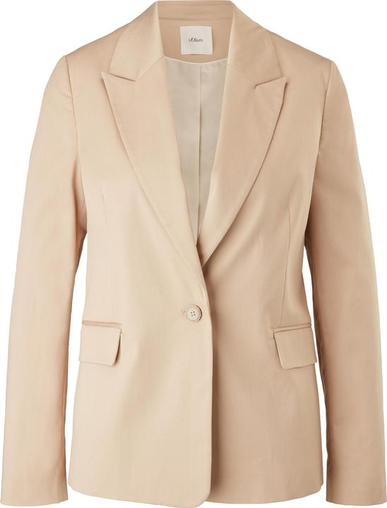 Actual product image s.Oliver Long Sleeve Blazer, Regular Fit (40)