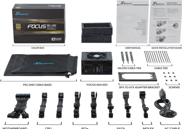 Produktbild Seasonic Focus SGX (650 W)