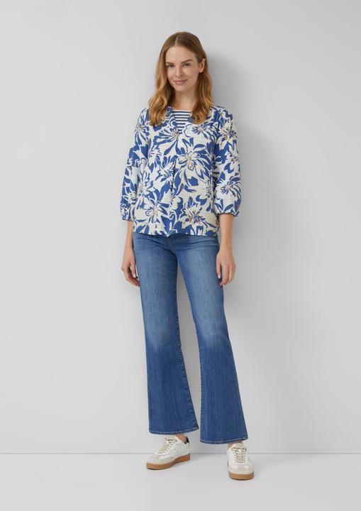 Immagine prodotto s.Oliver Bluse Viskosemix-Bluse im Relaxed Fit mit Raffung (32)