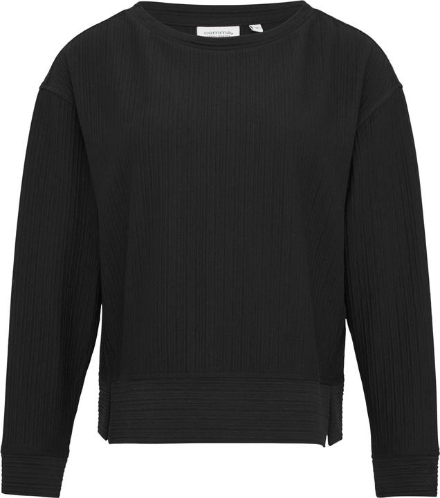 Produktbild Comma Sweatshirt Strukturiertes Sweatshirt mit Bündchen (44)