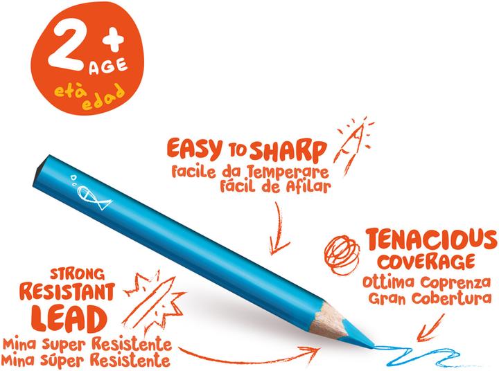 Actual product image Carioca Crayon Baby (10x)