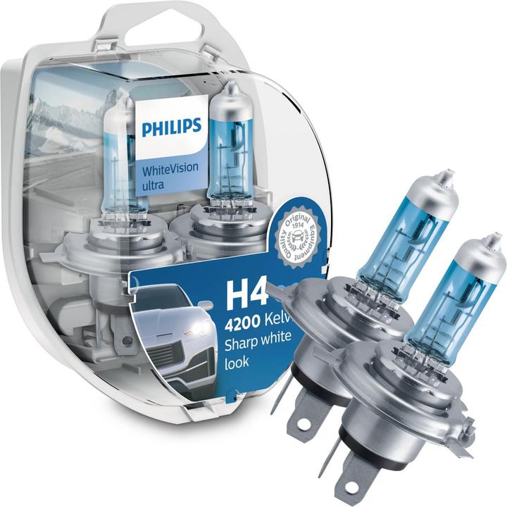 Immagine prodotto Philips H4 WhiteVision ultra (H4)