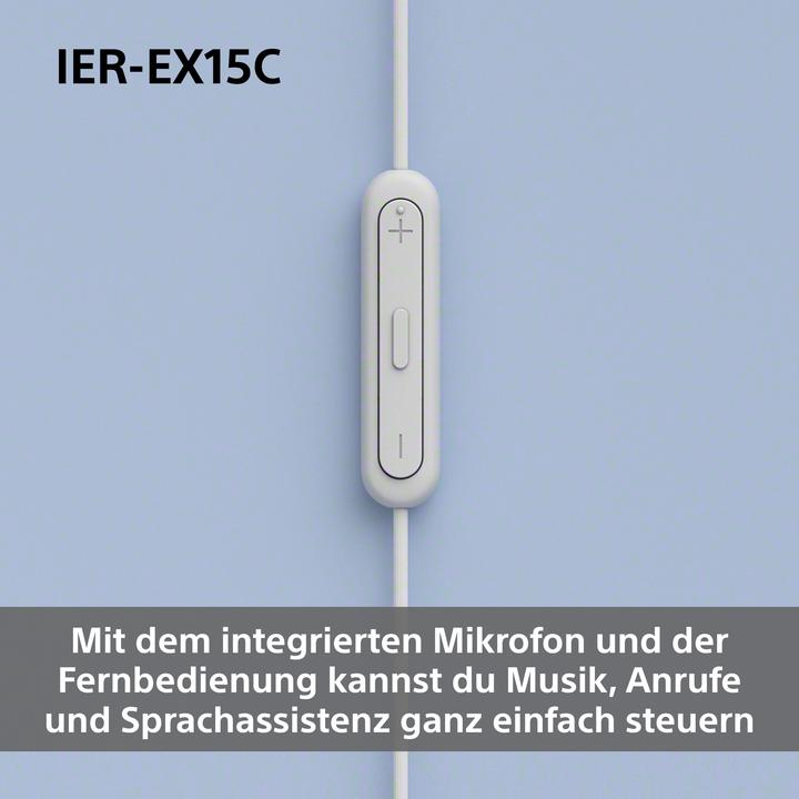 Image du produit Sony IER-EX15C (Pas de réduction du bruit, Filaire)