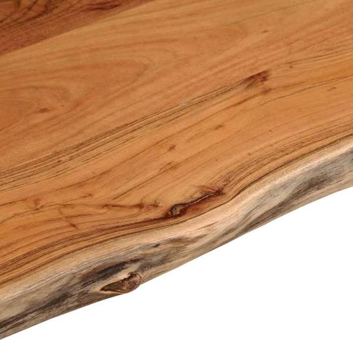 Produktbild VidaXL Tischplatte Rechteckig Baumkante Holzplatte Möbelplatte Massivholz Akazie