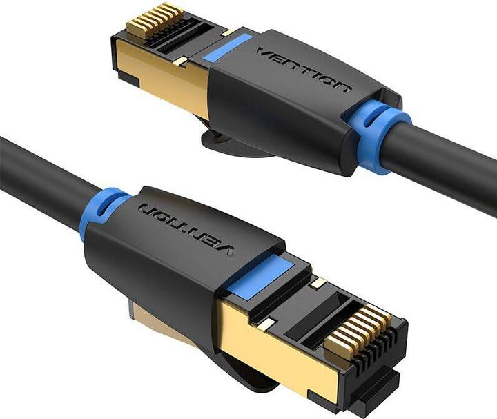 Actual product image Vention Category 8 SFTP Network Cable IKABD 0.5m Black (SFTP, 0.50 m)