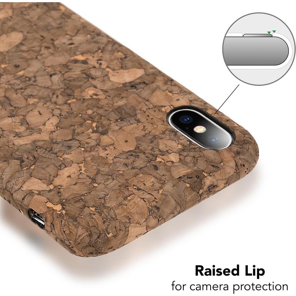 Thumbnail - Nalia Kork Handyhülle (Apple iPhone X, Apple iPhone XS), Smartphone Hülle, Braun