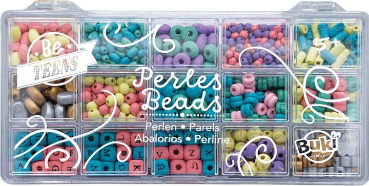 Produktbild Buki Kasten Mit Farbigen Holzperlen