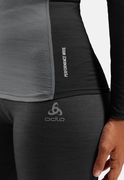 Actual product image Odlo BL TOP turtle neck l/s half zip NATURAL (S)