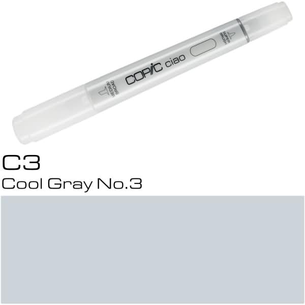Actual product image Copic Ciao Type C - 3 (C-3 - Cool Gray No.3, 1 x)