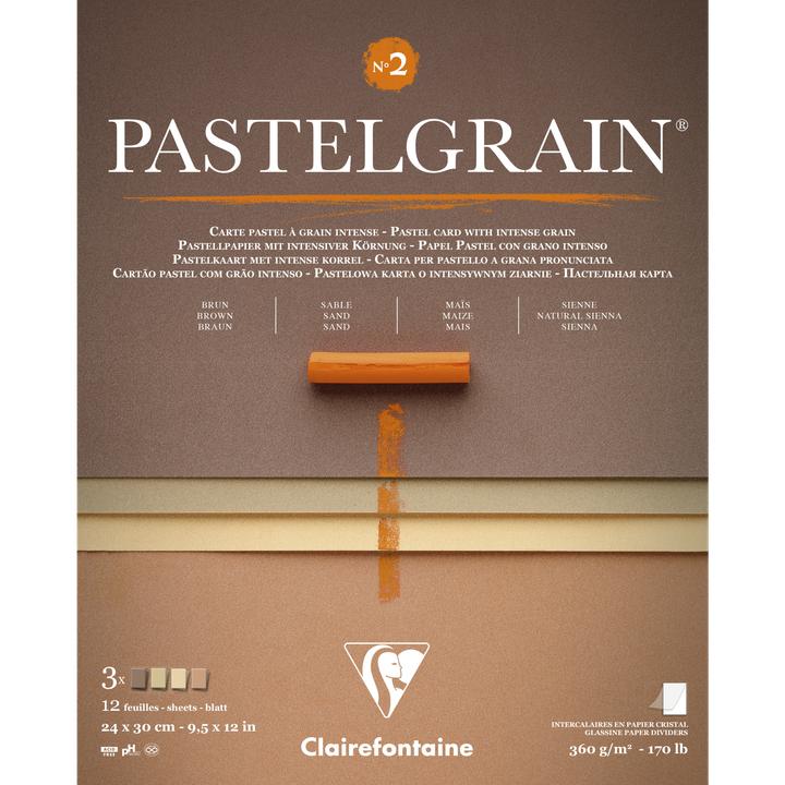 Actual product image Clairefontaine Block PastelGrain n°2 24x30 cm 12 Blatt, 360g - (360 g/m², 120x)