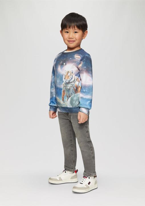 Produktbild S.Oliver Sweatshirt Sweatshirt mit All-over-Print (116, 122)