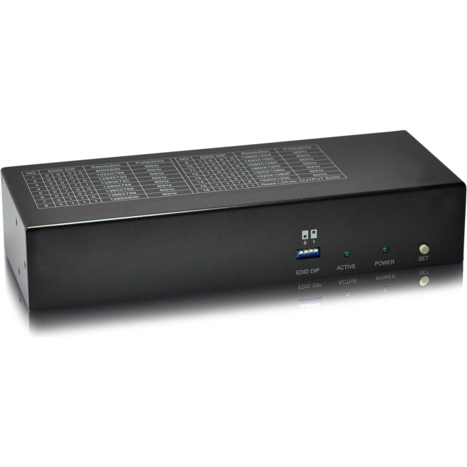 Thumbnail - LevelOne HVE-9114T HDMI over Cat.5 Transmitter 300m 4 Channel Outputs, Switch Box