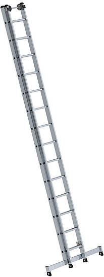 Produktbild Munk Sprossen-Schiebeleiter 2-teilig mit nivello-Traverse 2x14 Sprossen (Anlegeleiter)