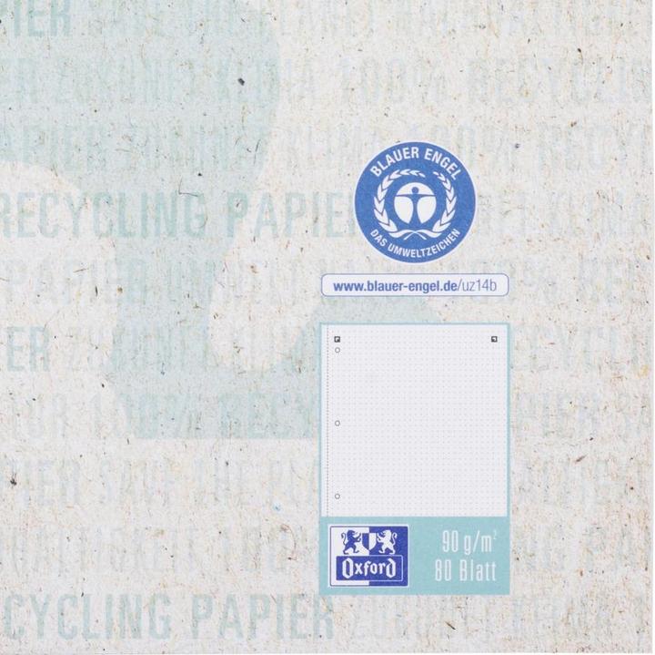 Actual product image Oxford Recycling college notebook, A4+ (A4+, Dotted, Soft cover)