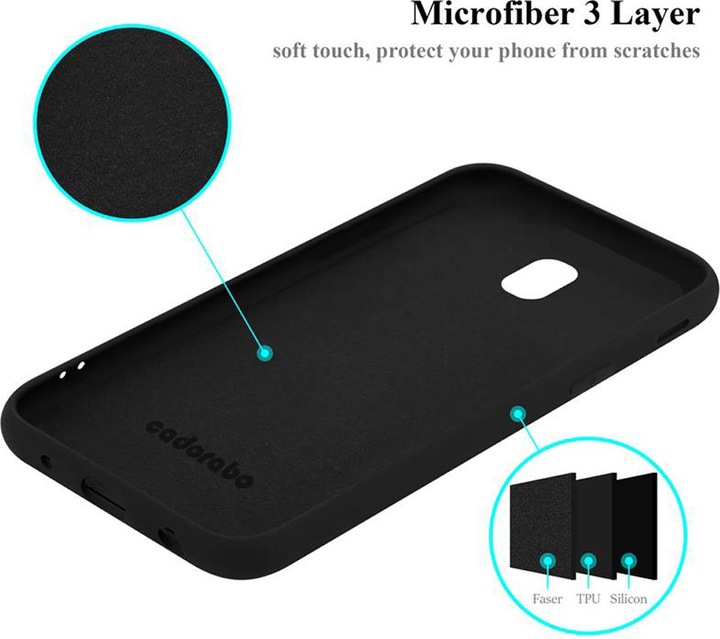 Produktbild Cadorabo TPU Liquid Silicone Case Cover (Samsung Galaxy J7 2017)