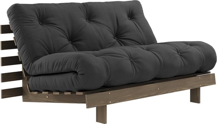 106 Carob Brown lacquered, 734 Dark Grey
