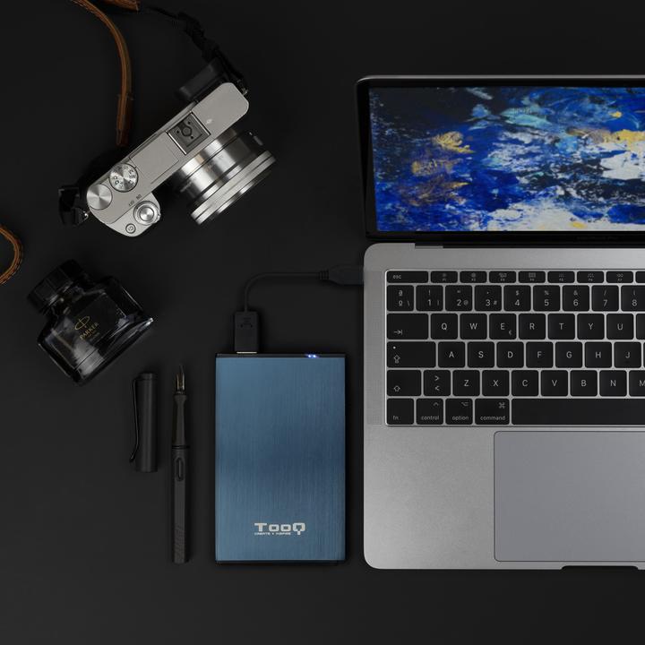 Productafbeelding Tooq Technology TQE-2527PB HDD-behuizing voor opslagschijven Zwart (2.5")