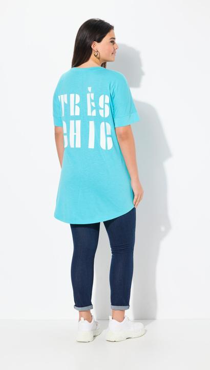Produktbild Ulla Popken T-Shirt, Rückendruck, Oversized, Rundhals, Halbarm (50, 52)