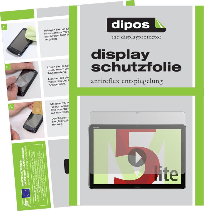 Produktbild Dipos Displayschutzfolie Antireflex (2 Stück, Huawei MediaPad M5 Lite)