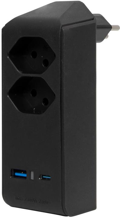Brennenstuhl cleverLINE Abzweigstecker (Type 13, USB-A, USB-C, 2 x)