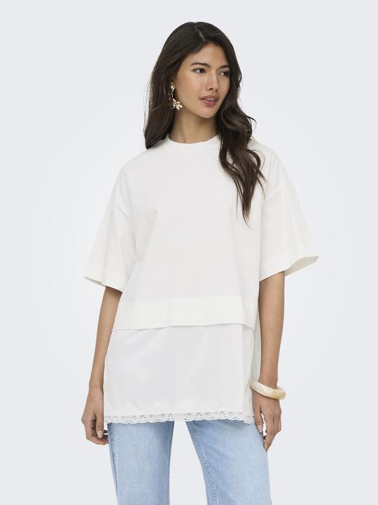 Produktbild Only Onlmexa S/S Tee Lace Top Wvn (S)