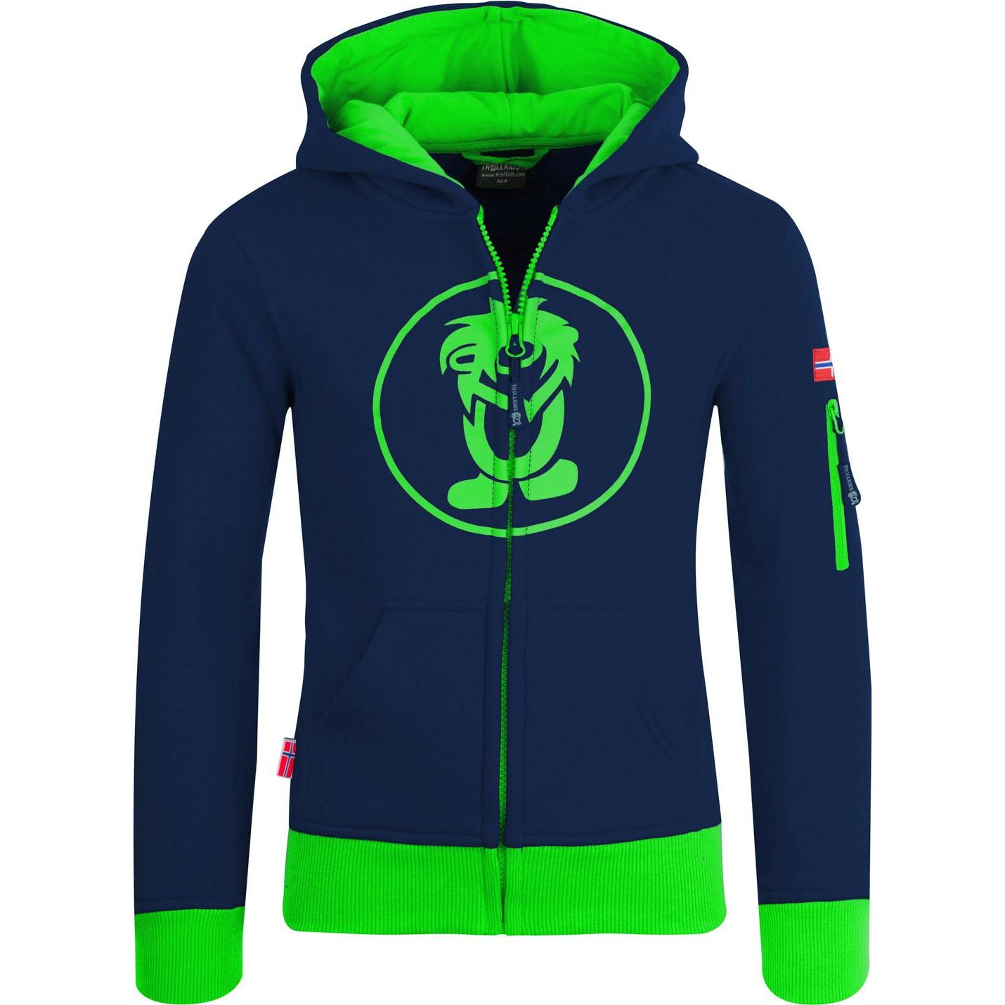 Trollkids, Unisex, Jacke, Kids Sortland Jacket (152), Blau, 152