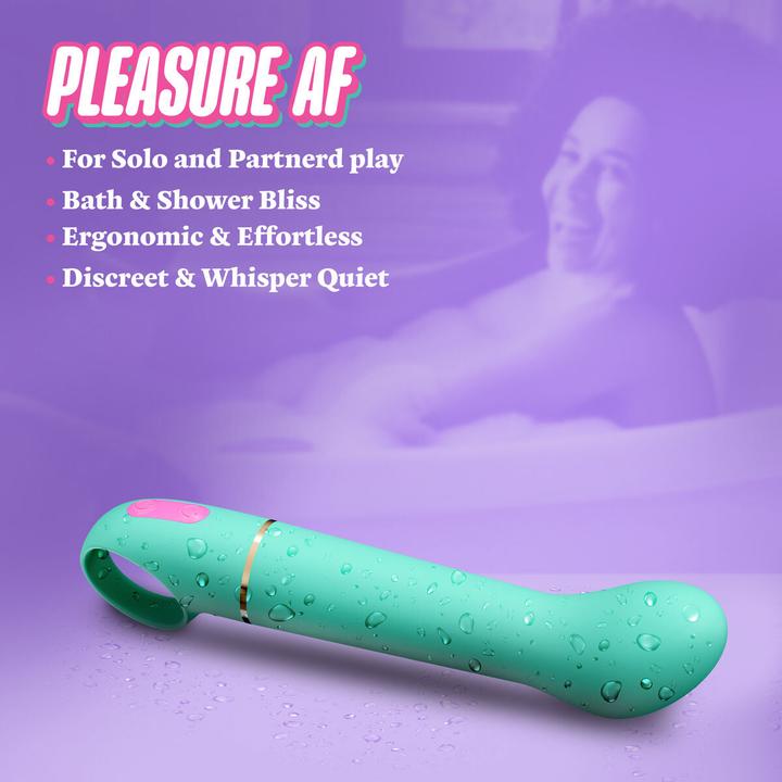 Actual product image Blush Aria Flirty Af 2.0 Rechargeable Vibe Teal