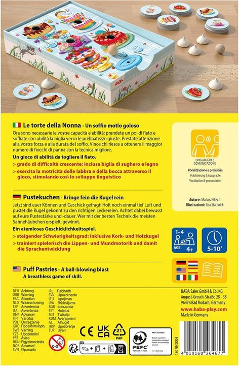 Actual product image Haba Le torte della Nonna (German, French, Italian, English)