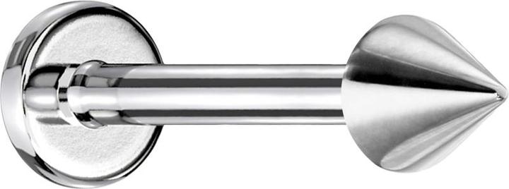 Produktbild Star Piercing Labret silber mit Cone (Chirurgenstahl 316L, ohne Messing)