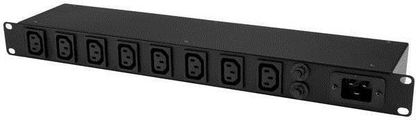 Actual product image StarTech RACK-MOUNT 8-PORT 1U C13 PDU