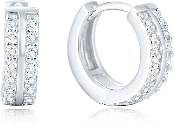 Beneto Round silver earrings AGU1151 (L)