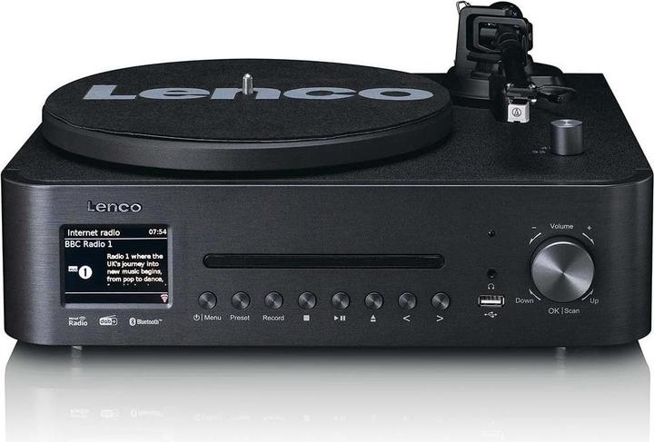 Productafbeelding Lenco MC-760BK schwarz (CD Speler)