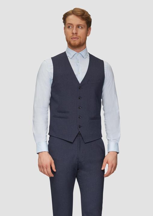 Produktbild S.Oliver Indoor-Weste s.O PURE: Anzugweste aus Viskosestretch (52)