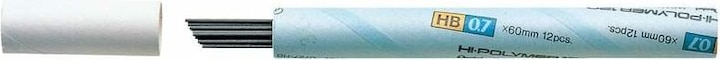 Actual product image Pentel Pencil leads Super 0.7mm C727-HB black/12 pieces (0.70 mm, HB, 12 x)