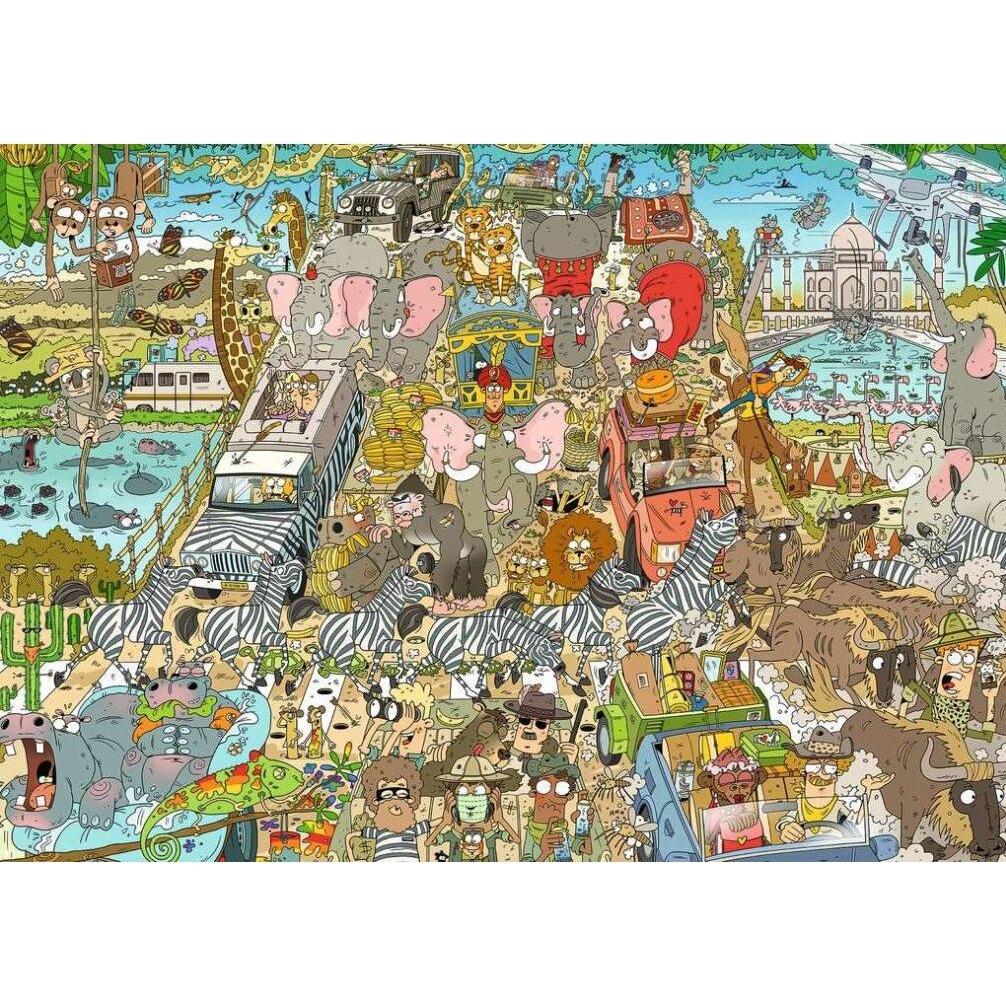 Thumbnail - Ravensburger Rückspiegelpuzzle: Safari 1000 Teile