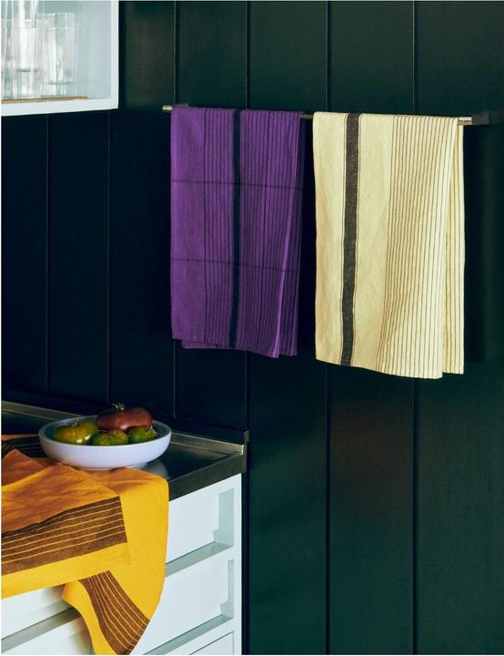 Actual product image HAY - Linear Tea Towel W52 x L80 (Purple)