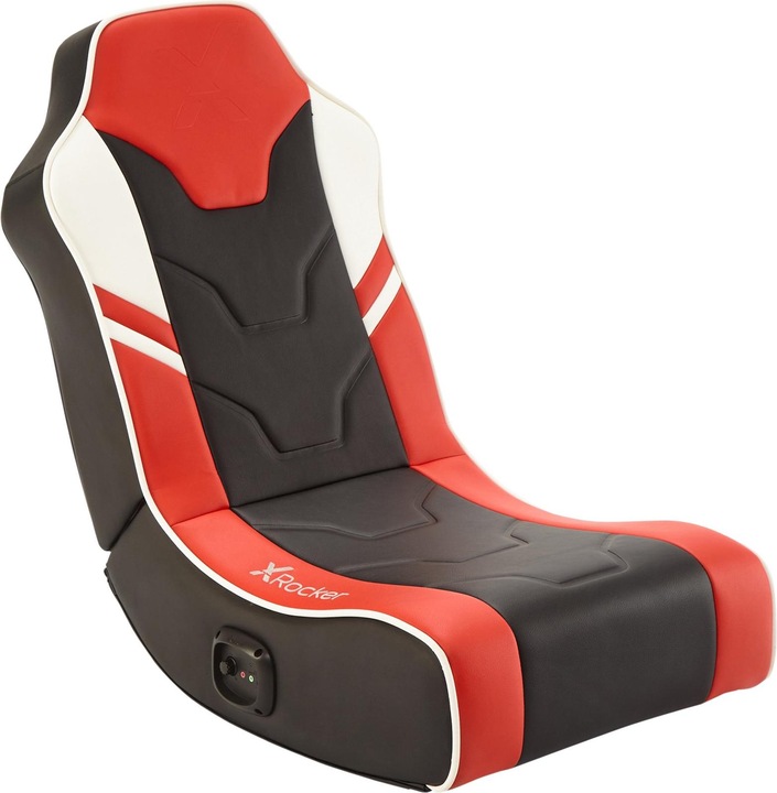 X Rocker Shadow 2.0 Stereo Audio Gaming Floor Rocker Red