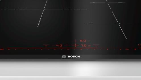 Produktbild Bosch Hausgeräte Serie 8 PID675DC1E, Black, Built-in, Zone induction hob, Glass-ceramic, 3 zone(s), 3 zone(s)