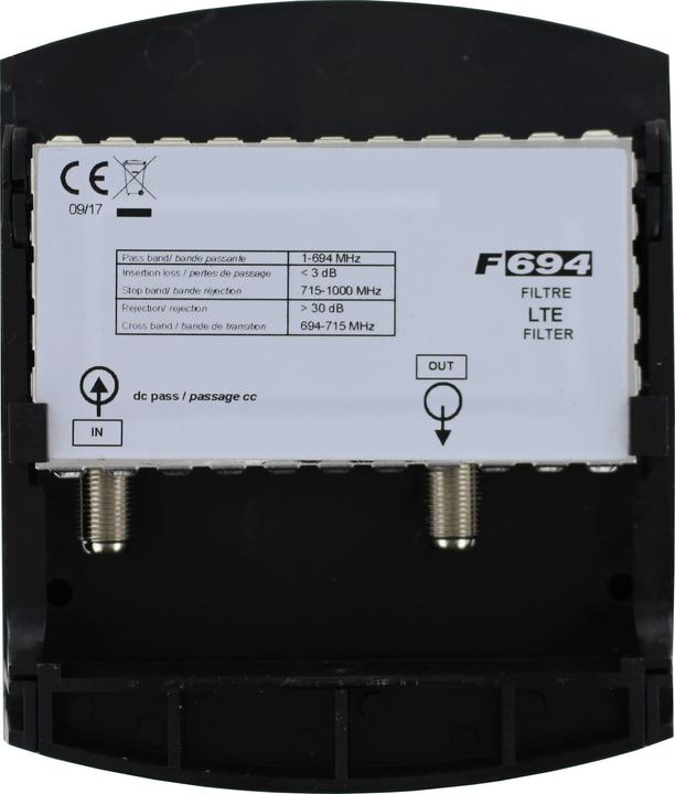 Maximum LTE 700 Filtre CH48 / 694