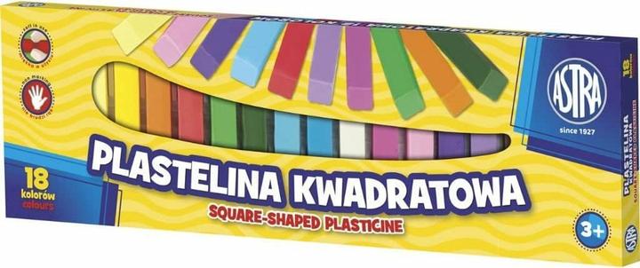 Produktbild Astra Quadratisches Plastilin 18 Farben