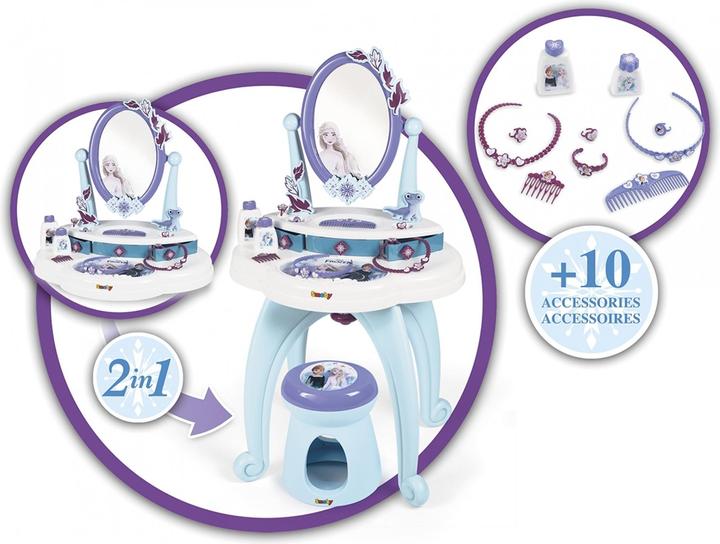 Actual product image Smoby Frozen 2 in 1 dressing table
