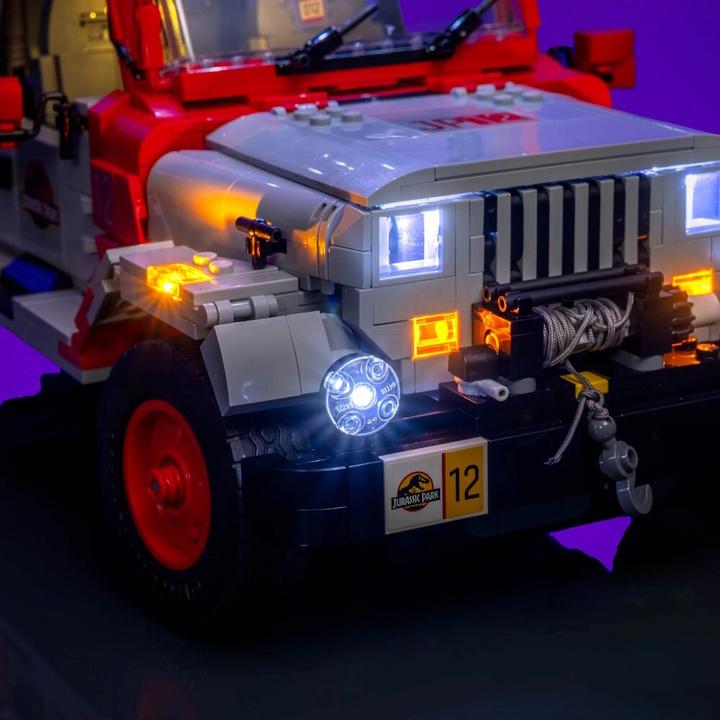 Produktbild Light my bricks LMB 2.0 LED Licht Set für LEGO® 77984 Jurassic Park - Jeep Wrangler